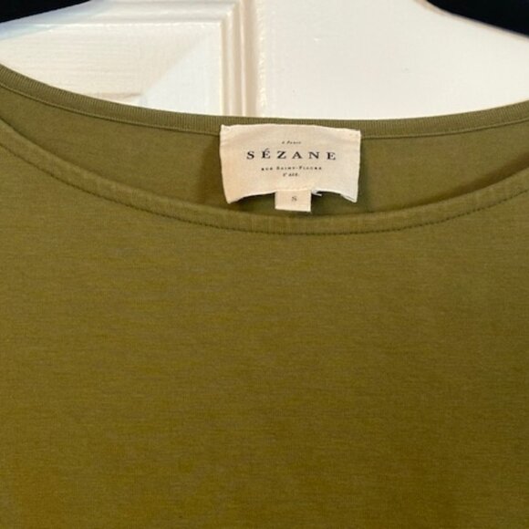 Sezane Pippa dress in Kiwi Small - Picture 6 of 6